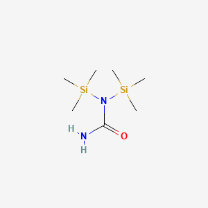 molecular formula C7H20N2OSi2 B11836027 1,1-Bis(trimethylsilyl)urea CAS No. 57397-48-5