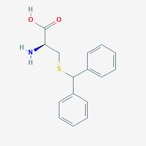 molecular formula C16H17NO2S B11836039 (S)-2-Amino-3-(benzhydrylthio)propanoic acid 