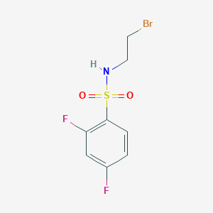 molecular formula C8H8BrF2NO2S B11836054 N-(2-Bromoethyl)-2,4-difluorobenzenesulfonamide 