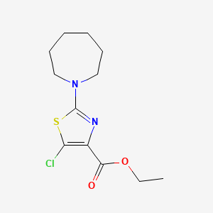 Ethyl 2-(azepan-1-yl)-5-chlorothiazole-4-carboxylate