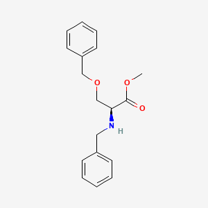 (S)-Methyl 2-(benzylamino)-3-(benzyloxy)propanoate