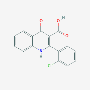 2-(2-Chlorophenyl)-4-hydroxyquinoline-3-carboxylic acid