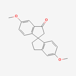 1,1'-Spirobi[1H-inden]-3(2H)-one, 2',3'-dihydro-5,5'-dimethoxy-