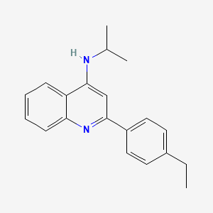 2-(4-Ethylphenyl)-N-isopropyl-4-quinolinamine