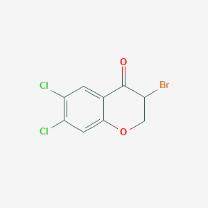 3-Bromo-6,7-dichlorochroman-4-one