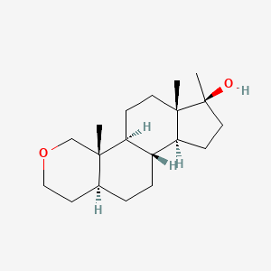 (4As,4bs,6as,7s,9as,9br,11as)-4a,6a,7-trimethylhexadecahydroindeno[4,5-h]isochromen-7-ol