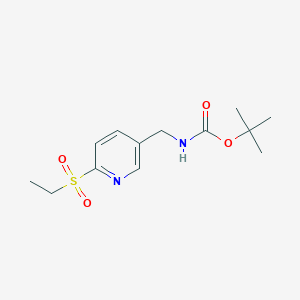 tert-Butyl ((6-(ethylsulfonyl)pyridin-3-yl)methyl)carbamate