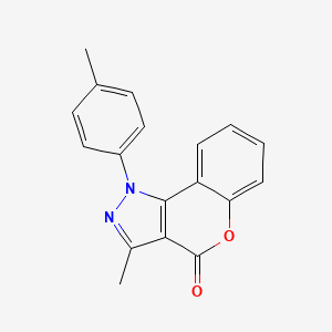 3-methyl-1-(p-tolyl)chromeno[4,3-c]pyrazol-4(1H)-one