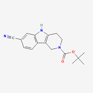 tert-Butyl 7-cyano-3,4-dihydro-1H-pyrido[4,3-b]indole-2(5H)-carboxylate