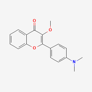 2-[4-(Dimethylamino)phenyl]-3-methoxy-4H-1-benzopyran-4-one