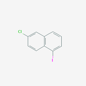 molecular formula C10H6ClI B11836644 6-Chloro-1-iodonaphthalene 