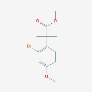 Methyl 2-(2-bromo-4-methoxyphenyl)-2-methylpropanoate