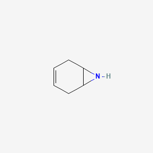 molecular formula C6H9N B11836682 7-Azabicyclo[4.1.0]hept-3-ene 