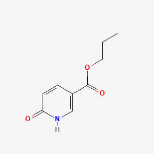 molecular formula C9H11NO3 B1183675 Propyl 6-oxo-1,6-dihydro-3-pyridinecarboxylate 