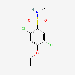 molecular formula C9H11Cl2NO3S B1183677 2,5-dichloro-4-ethoxy-N-methylbenzenesulfonamide 