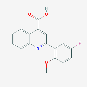 2-(5-Fluoro-2-methoxyphenyl)quinoline-4-carboxylic acid