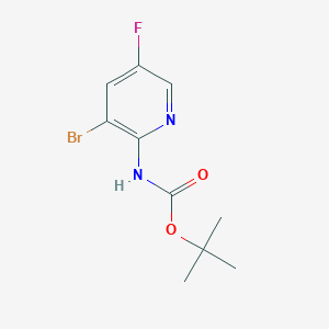 tert-Butyl (3-bromo-5-fluoropyridin-2-yl)carbamate