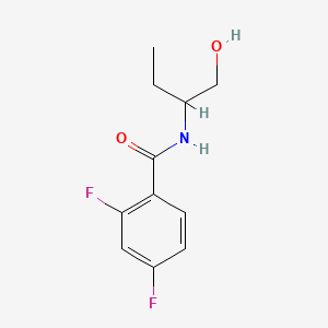 molecular formula C11H13F2NO2 B1183699 2,4-difluoro-N-[1-(hydroxymethyl)propyl]benzamide 