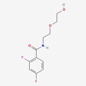 molecular formula C11H13F2NO3 B1183700 2,4-difluoro-N-[2-(2-hydroxyethoxy)ethyl]benzamide 
