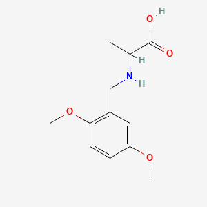 molecular formula C12H17NO4 B1183718 N-(2,5-dimethoxybenzyl)alanine 