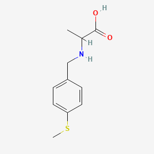 molecular formula C11H15NO2S B1183723 N-[4-(methylsulfanyl)benzyl]alanine 