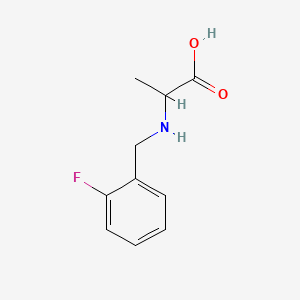 molecular formula C10H12FNO2 B1183724 N-(2-fluorobenzyl)alanine 