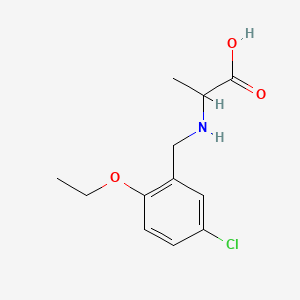 molecular formula C12H16ClNO3 B1183727 N-(5-chloro-2-ethoxybenzyl)alanine 