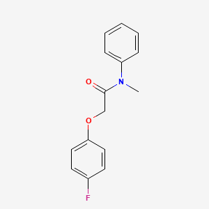 molecular formula C15H14FNO2 B1183734 2-(4-fluorophenoxy)-N-methyl-N-phenylacetamide 