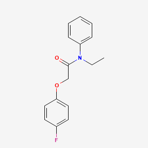 molecular formula C16H16FNO2 B1183735 N-ethyl-2-(4-fluorophenoxy)-N-phenylacetamide 
