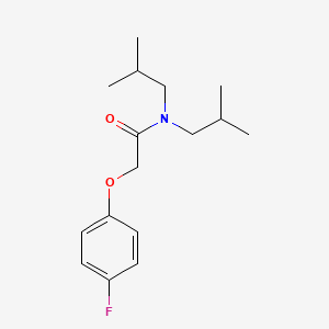 2-(4-fluorophenoxy)-N,N-diisobutylacetamide