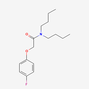 molecular formula C16H24FNO2 B1183737 N,N-dibutyl-2-(4-fluorophenoxy)acetamide 