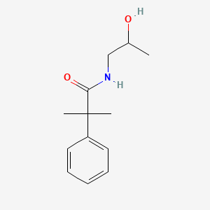 N-(2-hydroxypropyl)-2-methyl-2-phenylpropanamide