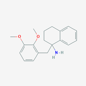 1-[(2,3-dimethoxyphenyl)methyl]-3,4-dihydro-2H-naphthalen-1-amine