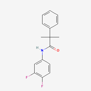 N-(3,4-difluorophenyl)-2-methyl-2-phenylpropanamide