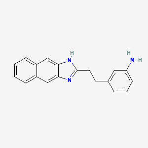 3-(2-(1H-Naphtho[2,3-d]imidazol-2-yl)ethyl)aniline