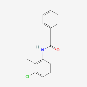 molecular formula C17H18ClNO B1183750 N-(3-chloro-2-methylphenyl)-2-methyl-2-phenylpropanamide 