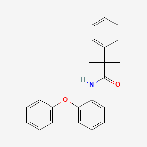 2-methyl-N-(2-phenoxyphenyl)-2-phenylpropanamide