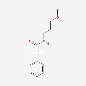 molecular formula C14H21NO2 B1183752 N-(3-methoxypropyl)-2-methyl-2-phenylpropanamide 