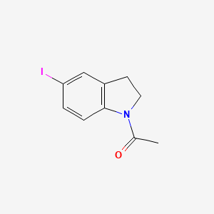 molecular formula C10H10INO B11837526 1-Acetyl-5-iodoindoline CAS No. 61995-51-5