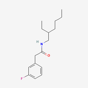 molecular formula C16H24FNO B1183754 N-(2-ethylhexyl)-2-(3-fluorophenyl)acetamide 