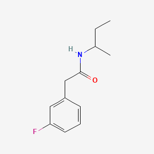 molecular formula C12H16FNO B1183755 N-(sec-butyl)-2-(3-fluorophenyl)acetamide 