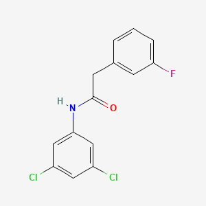 molecular formula C14H10Cl2FNO B1183756 N-(3,5-dichlorophenyl)-2-(3-fluorophenyl)acetamide 