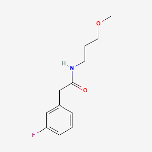 2-(3-fluorophenyl)-N-(3-methoxypropyl)acetamide