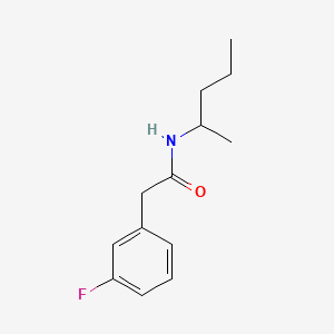 2-(3-fluorophenyl)-N-(1-methylbutyl)acetamide