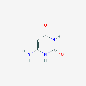 molecular formula C4H5N3O2 B118376 6-氨基尿嘧啶 CAS No. 143519-01-1