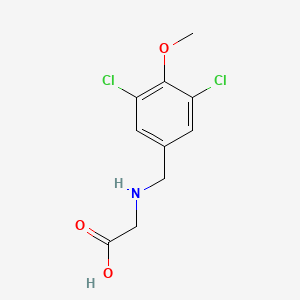 molecular formula C10H11Cl2NO3 B1183778 N-(3,5-dichloro-4-methoxybenzyl)glycine 