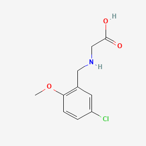 molecular formula C10H12ClNO3 B1183784 N-(5-chloro-2-methoxybenzyl)glycine 