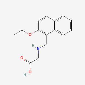 molecular formula C15H17NO3 B1183786 N-[(2-ethoxynaphthalen-1-yl)methyl]glycine 