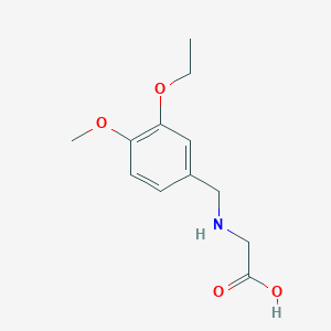 molecular formula C12H17NO4 B1183787 N-(3-ethoxy-4-methoxybenzyl)glycine 