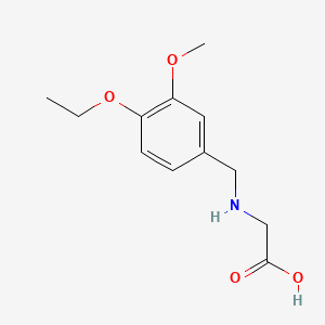molecular formula C12H17NO4 B1183788 N-(4-ethoxy-3-methoxybenzyl)glycine 